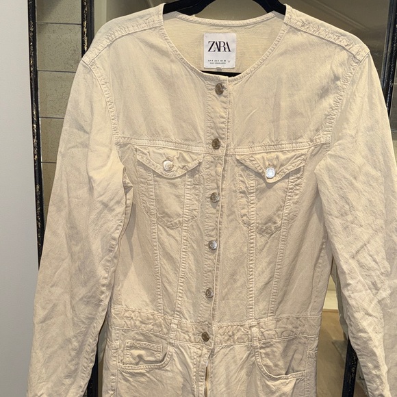 Zara Linen Jumpsuit - Picture 4 of 5